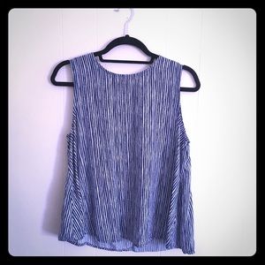 Old Navy nautical sleeveless blouse striped
